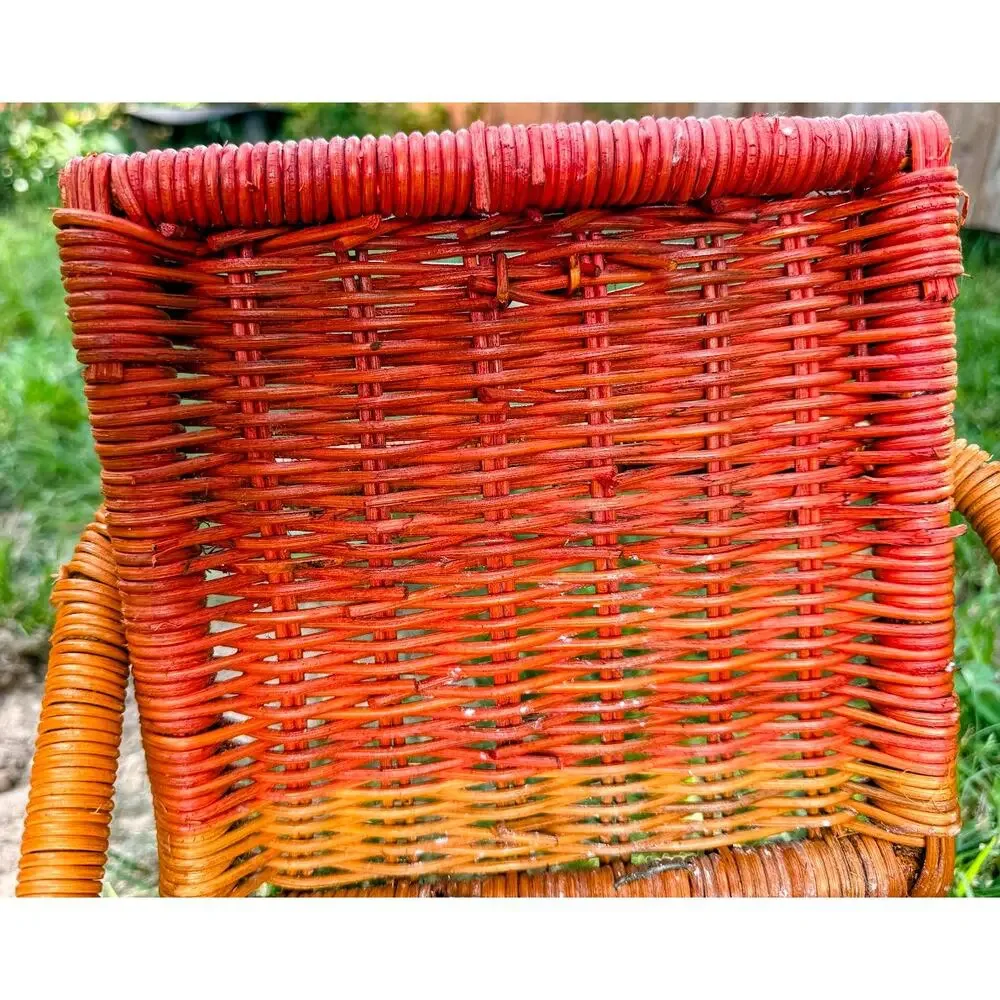 Vintage Watermelon Wicker Picnic Basket PROJECT